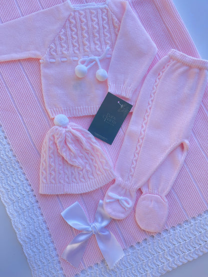 Pompom Pink Set 3 piece